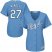 Kansas City Royals #27 Raul Mondesi Light Blue Alternate Womens Stitched MLB Jersey