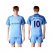 Manchester City #10 Kun Aguero Home Soccer Club Jersey