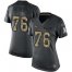 Nike Arizona Cardinals #76 Marcus Gilbert Black Womens Stitched NFL Limited 2016 Salute to Service Jersey
