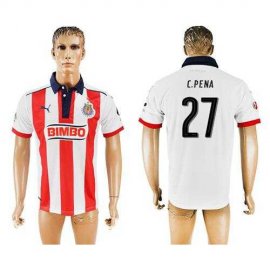 Guadalajara #27 C.Pena Home Soccer Club Jersey