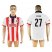 Guadalajara #27 C.Pena Home Soccer Club Jersey