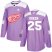 Adidas Detroit Red Wings #25 Mike Green Purple Authentic Fights Cancer Stitched Youth NHL Jersey