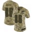 Nike Philadelphia Eagles #86 Zach Ertz Camo Womens Stitched NFL Limited 2018 Salute to Service Jersey