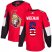 Adidas Ottawa Senators #6 Chris Wideman Red Home Authentic USA Flag Stitched NHL Jersey