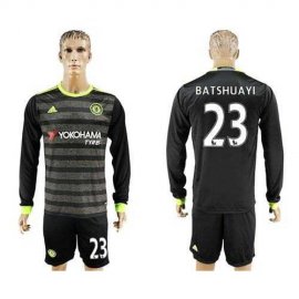 Chelsea #23 Batshuayi Sec Away Long Sleeves Soccer Club Jersey
