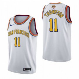 Nike Golden State Warriors #11 Klay Thompson Youth 2022 NBA Finals San Francisco Classic Edition Jersey Youth