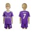 Real Madrid #7 Ronaldo Away Kid Soccer Club Jersey