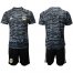 Argentina Blank Black Goalkeeper Soccer Country Jersey