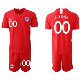 Chile Personalized Home Soccer Country Jersey