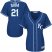Kansas City Royals #21 Lucas Duda Blue Alternate 2 Womens Stitched MLB Jersey