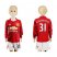 Manchester United #31 Schweinsteiger Home Long Sleeves Kid Soccer Club Jersey