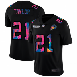 Washington Football Team #21 Sean Taylor Mens Nike Multi-Color Black 2020 NFL Crucial Catch Vapor Untouchable Limited Jersey