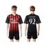 AC Milan #92 El Shaarawy Home Soccer Club Jersey