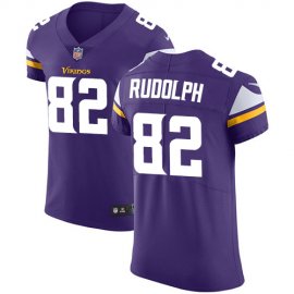 Nike Minnesota Vikings #82 Kyle Rudolph Purple Team Color Mens Stitched NFL Vapor Untouchable Elite Jersey