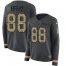 Nike Jacksonville Jaguars #88 Tyler Eifert Anthracite Salute to Service Womens Stitched NFL Limited Therma Long Sleeve Jersey