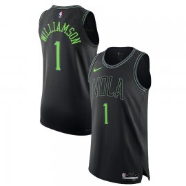 Nike Zion Williamson New Orleans Pelicans 2023/24 Authentic Jersey – City Edition – Black