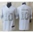 Nike New York Giants #10 Eli Manning White Mens Stitched NFL Limited Platinum Jersey