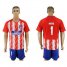 Atletico Madrid #1 Moya Home Soccer Club Jersey