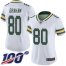 Nike Green Bay Packers #80 Jimmy Graham White Womens Stitched NFL 100th Season Vapor Limited Jersey