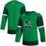 Los Angeles Kings Blank Mens Adidas 2020 St. Patricks Day Stitched NHL Jersey Green.jpg