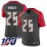 Nike Tampa Bay Buccaneers #25 Peyton Barber Gray Mens Stitched NFL Limited Inverted Legend 100th Season Jersey