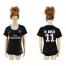 Womens Paris Saint-Germain #11 Di Maria Sec Away Soccer Club Jersey