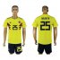 Colombia #25 Balanta Home Soccer Country Jersey