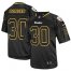 Nike Pittsburgh Steelers #30 James Conner Lights Out Black Mens Stitched NFL Elite Jersey
