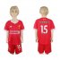 Liverpool #15 Sturridge Red Home Kid Soccer Club Jersey
