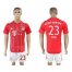 Bayern Munchen #23 Vidal Home Soccer Club Jersey