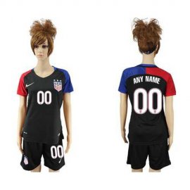 Womens USA Personalized Away Soccer Country Jersey