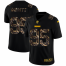 Cleveland Browns #95 Myles Garrett Mens Black Nike Flocked Lightning Vapor Limited NFL Jersey