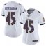 Nike Baltimore Ravens #45 Jaylon Ferguson White Womens Stitched NFL Vapor Untouchable Limited Jersey