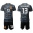 Spain #13 Arrizabalaga Black Goalkeeper Soccer Country Jersey