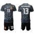 Spain #13 Arrizabalaga Black Goalkeeper Soccer Country Jersey