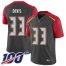Nike Tampa Bay Buccaneers #33 Carlton Davis III Gray Mens Stitched NFL Limited Inverted Legend 100th Season Jersey