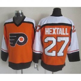 Philadelphia Flyers #27 Ron Hextall Orange CCM Throwback Stitched NHL Jersey
