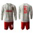 Juventus #5 Pjanic Away Long Sleeves Soccer Club Jersey