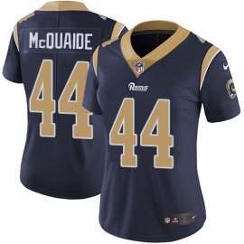 Nike Los Angeles Rams #44 Jacob McQuaide Navy Blue Team Color Womens Stitched NFL Vapor Untouchable Limited Jersey
