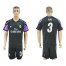 Real Madrid #3 Pepe Sec Away Soccer Club Jersey