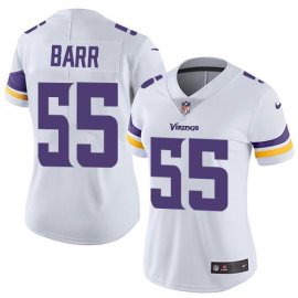 Nike Minnesota Vikings #55 Anthony Barr White Womens Stitched NFL Vapor Untouchable Limited Jersey