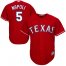 Texas Rangers #5 Mike Napoli Red Cool Base Stitched Youth MLB Jersey
