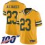 Nike Green Bay Packers #23 Jaire Alexander Yellow Mens Stitched NFL Limited Rush 100th Season Jersey