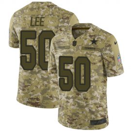 Nike Dallas Cowboys #50 Sean Lee Camo Mens Stitched NFL Limited 2018 Salute To Service Jersey