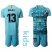 Atletico Madrid #13 Oblak Blue Goalkeeper Kid Soccer Club Jersey