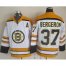 Boston Bruins #37 Patrice Bergeron White CCM Throwback Stitched NHL Jersey