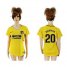 Womens Atletico Madrid #20 Juanfran Away Soccer Club Jersey