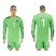 Italy #1 Buffon Green Long Sleeves Goalkeeper Soccer Country Jersey