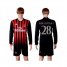 AC Milan #28 Bonaventura Home Long Sleeves Soccer Club Jersey
