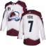 Adidas Colorado Avalanche #7 Devon Toews White 2022 Stanley Cup Final Patch Road Authentic Stitched NHL Jersey Mens
